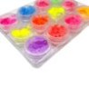 Decoracion uñas | Mariposas Neon | 12 Botecitos