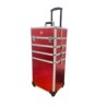 Neceser cosmetiquera desmontable 4 Niveles | Rojo