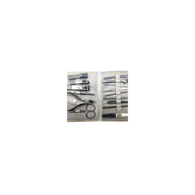 Set de herramientas para manicure. Incluye Estuche