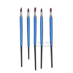 Juego De 5 Pinceles De Silicon Para Modelado Uñas