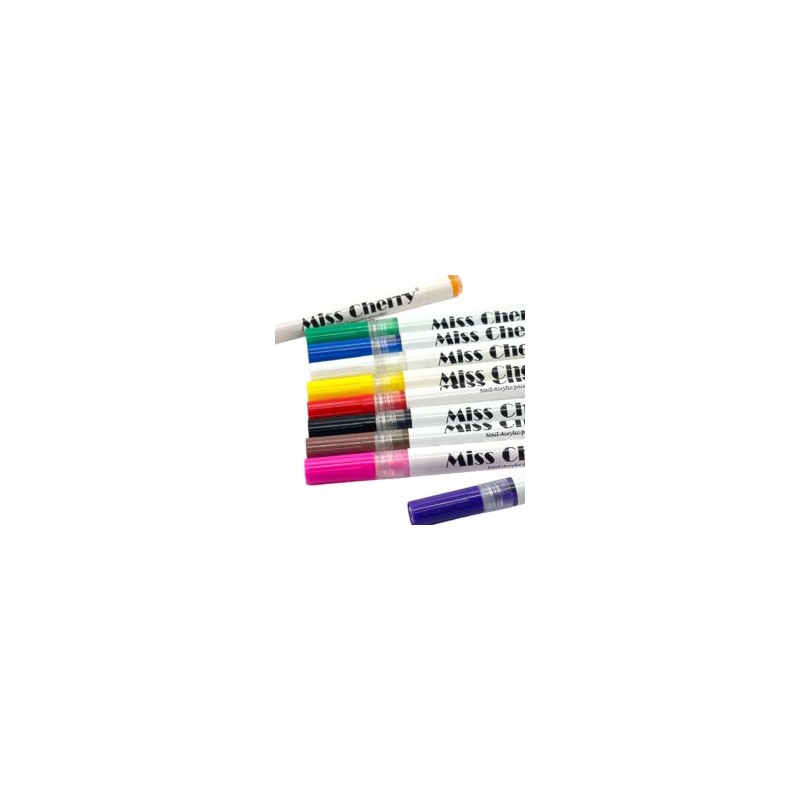 Plumones de Pintura acrílica | Decorar Uñas | 10 colores