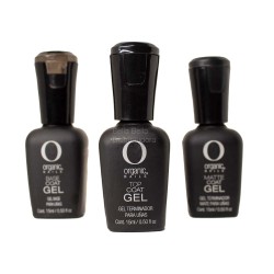 Kit Base Coat + Top Coat + Matte Coat | Organic Nails