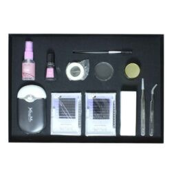 Kit profesional para aplicación de extensión de pestañas