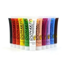Pinturas acrílicas Oumaxi 12 pz – Mano alzada
