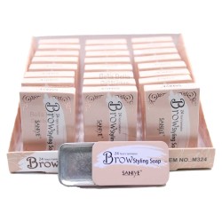 Jabon para ceja organica efecto laminado | Saniye | M324 | 24 pz